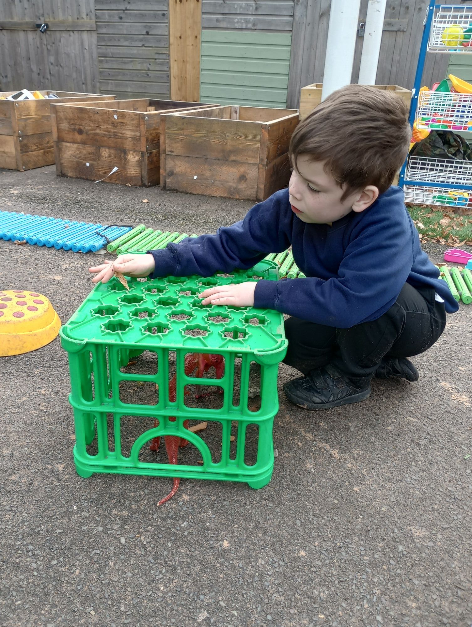 Example image of child learning and playing