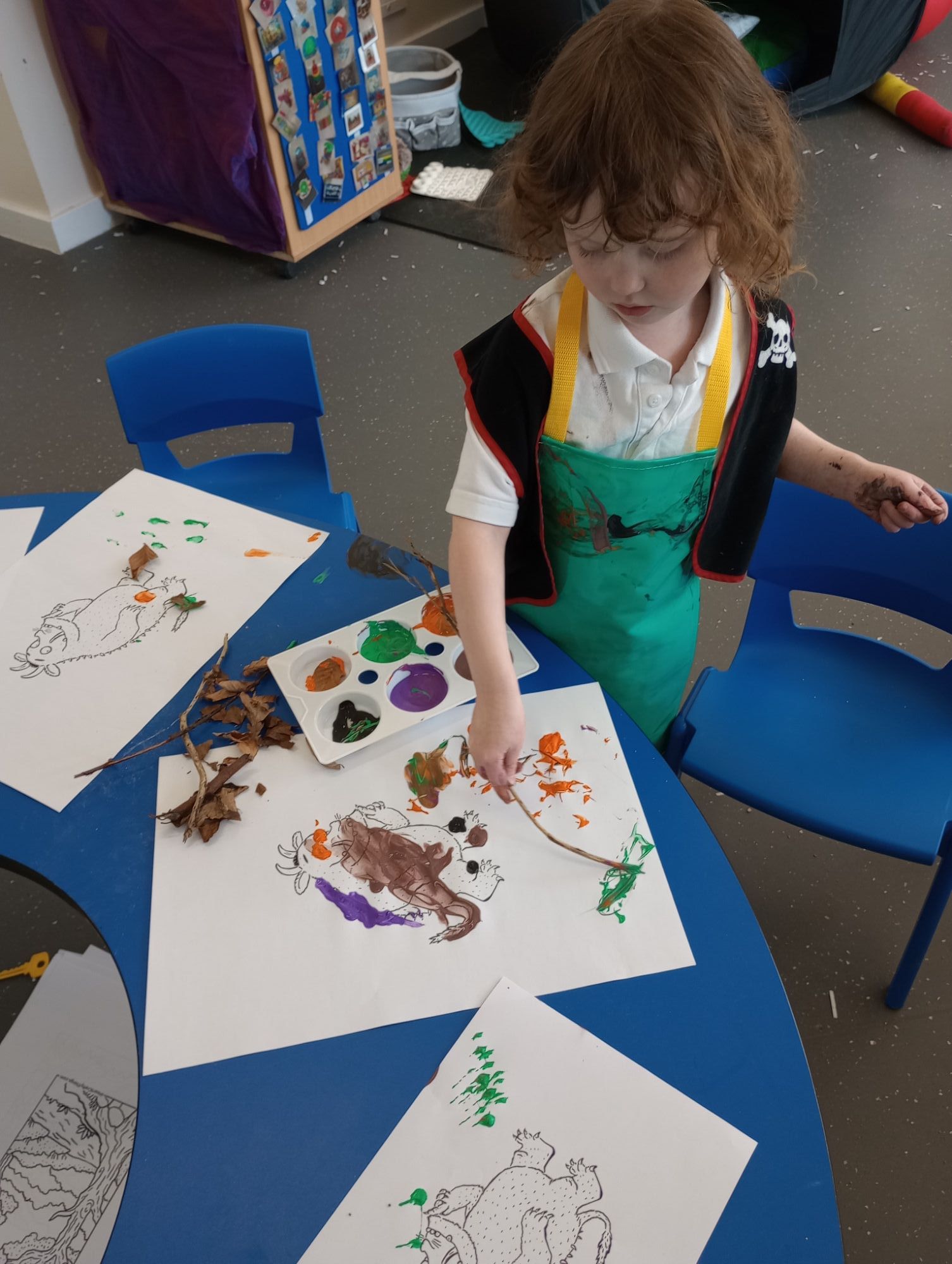 Example image of child learning and playing