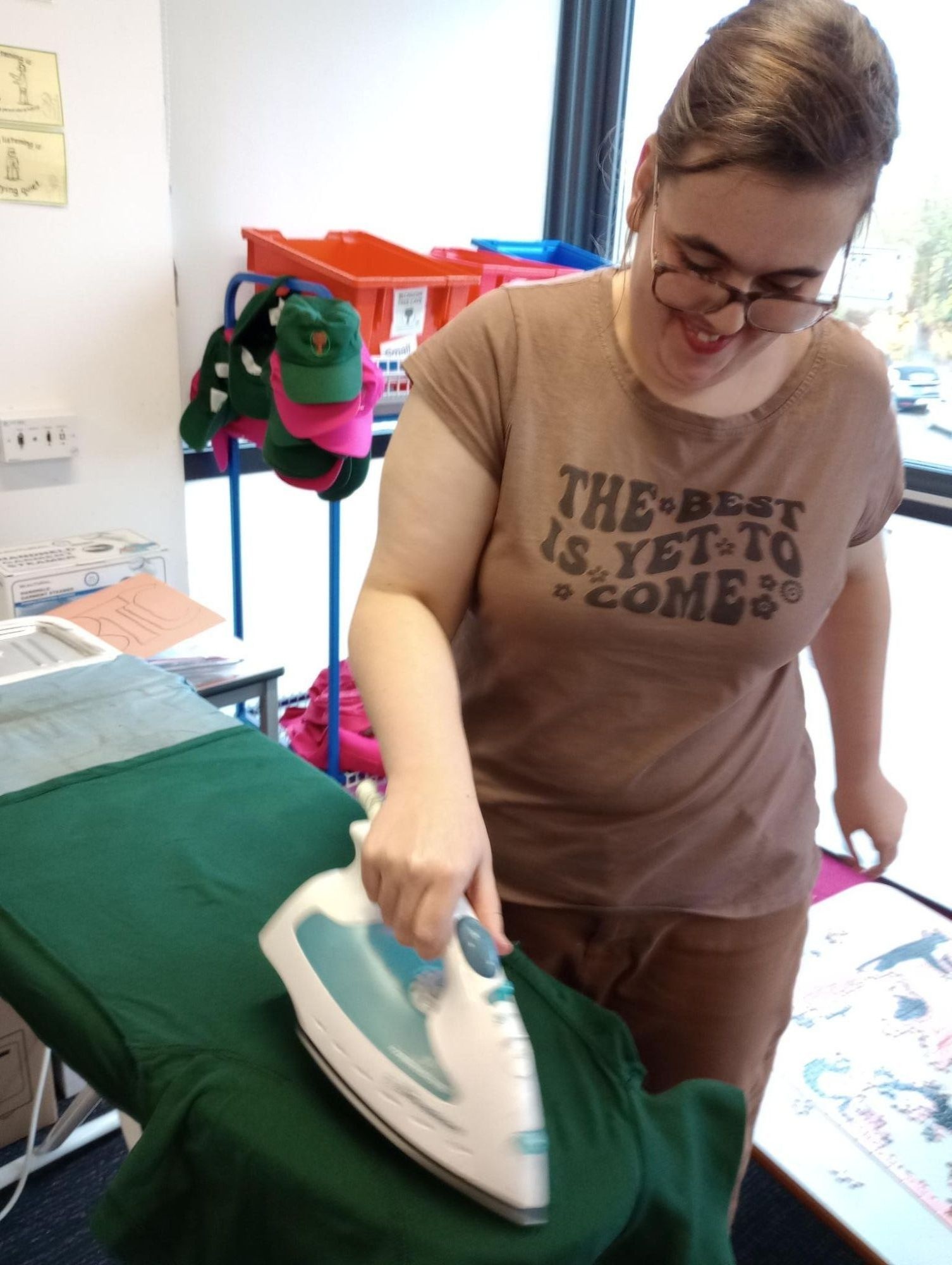 Student Ironing